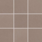 Мозаичная напольная плитка на сетке 10x10 Rako TREND Brown-Grey Серо-Коричневая DAK12657