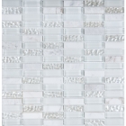 Декоративна мозаїка, мармур та скло 30x30 Kale Bareks Vivacer HL-85 Біла