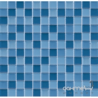 Стеклянная мозаика 30х30 Kale Bareks Vivacer CMmix02Rv2 Синий Микс