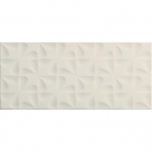 Настенная плитка с рельефным рисунком 20х45,2 Pamesa Aktuell Damm Rlv Blanco Белая