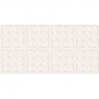 Настенная плитка, рельефный декор 25х50 Pamesa Helms Es. Rlv. Blanco Светло-Бежевая