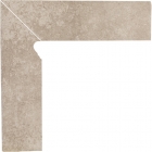 Цоколь двухэлементный левый 8,1x30 Paradyz Viano Beige 2 Elements Stair Tread Skirting Board Left (матовый)