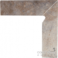 Цоколь двухэлементный правый 8,1x30 Paradyz Viano Grys 2 Elements Stair Tread Skirting Board Right (матовый)