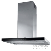 Кухонная вытяжка Franke Crystal FCR 925 I BK XS LED0 325.0518.709 нержавеющая сталь/черное стекло