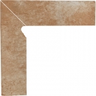Цоколь двухэлементный левый 8,1x30 Paradyz Ilario Ochra 2 Elements Stair Tread Skirting Board Left