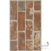 Настінна плитка 25x40 Paradyz Loft Brown Brick (під цеглу)
