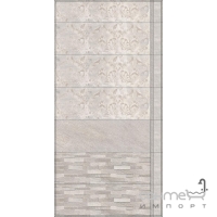 Настінна плитка структурна, обрізна 30х89,5 Kerama Marazzi Гренель Темно-Сірий 13055R