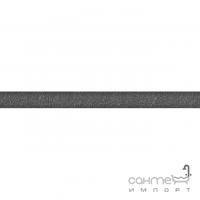 Бордюр настенный обрезной 2,5х30 Kerama Marazzi Гренель Темно-Серый SPA031R