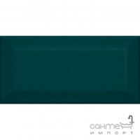 Настенная плитка с гранью 7,4х15 Kerama Marazzi Клемансо Темно-Зеленая 16059