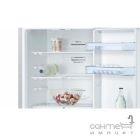 Отдельностоящий двухкамерный холодильник с нижней морозильной камерой Bosch Serie 4 NoFrost KGN36XL30U