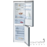 Отдельностоящий двухкамерный холодильник с нижней морозильной камерой Bosch Serie 4 NoFrost KGN36XL30U