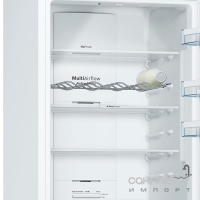 Окремий двокамерний холодильник із нижньою морозильною камерою Bosch Serie 4 NoFrost KGN39VW306 білий