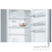 Окремий двокамерний холодильник із нижньою морозильною камерою Bosch Serie 4 NoFrost KGN39XI316