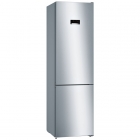 Отдельностоящий двухкамерный холодильник с нижней морозильной камерой Bosch Serie 4 NoFrost KGN39XL306 Inox Look