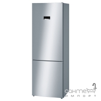 Отдельностоящий двухкамерный холодильник с нижней морозильной камерой Bosch Serie 4 NoFrost KGN49XI30U