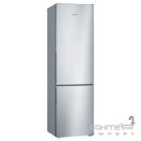 Отдельностоящий двухкамерный холодильник с нижней морозильной камерой Bosch Serie 4 KGV39VL306