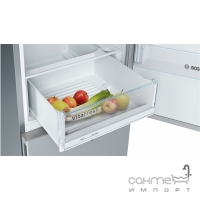 Окремий двокамерний холодильник з нижньою морозильною камерою Bosch Serie 4 KGV39VL306