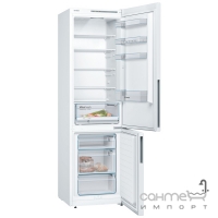 Окремий двокамерний холодильник з нижньою морозильною камерою Bosch Serie 4 KGV39VW316