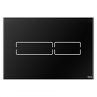 Панель смыва (клавиша) сенсорная TECE lux Mini 9 240 961 чёрное стекло