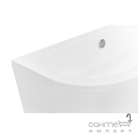 Окремостояча ванна з сифоном Besco Vista 140x75 біла