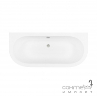 Окремостояча ванна з сифоном Besco Vista 150x75 біла
