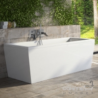 Окремостояча ванна з сифоном Besco Vena 170x75 біла