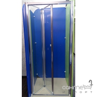 Душевая дверь Atlantis ZDM-100-2 профиль хром/стекло прозрачное