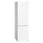 Отдельностоящий двухкамерный холодильник с нижней морозильной камерой Siemens KG39NVW306 белый