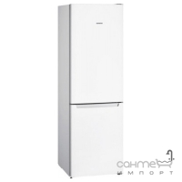 Отдельностоящий двухкамерный холодильник с нижней морозильной камерой Siemens IQ100 KG36NNW30 белый