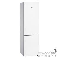 Отдельностоящий двухкамерный холодильник с нижней морозильной камерой Siemens KG39NVW306 белый