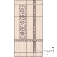 Керамічна плитка для стін 25х40 Kerama Marazzi Пантеон Світло-Біжова 6337