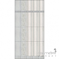 Настінний фриз-багет декорований 5х20 Kerama Marazzi Кантрі Шик Білий BLB028