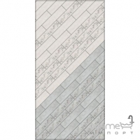 Напольный керамогранит декорированный 9,9х40,2 Kerama Marazzi Кантри Шик Серый SG401800N