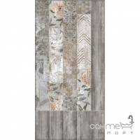 Керамический гранит декорированный 80х160 Kerama Marazzi Антик Вуд Серый DL570000R