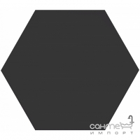 Шестиугольный керамогранит для пола 20х23,1 Kerama Marazzi Буранелли Черный SG23001N