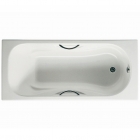 Ванна чавунна ROCA MALIBU 150 X 75 A23157000R+A150412330 з ручками та ніжками