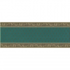 Настенный керамический декор 15х40 Kerama Marazzi Фонтанка Зеленый NT\B169\15074