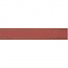 Настенный керамический бордюр 7,2х40 Kerama Marazzi Фонтанка Красный NT\A170\15000