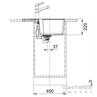 Кухонная мойка Franke Urban UBG 611-62 114.0574.950 графит