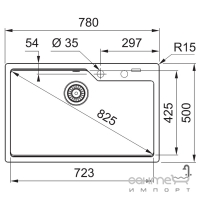 Кухонная мойка Franke Urban UBG 610-78 114.0574.958 графит