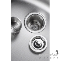 Кухонна мийка із нержавіючої сталі Kraus KBU24E мікродекор