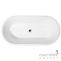 Акрилова ванна Polimat Amona Nero New 150x75 00335 біла/матовий чорний