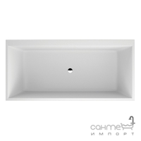 Окрема акрилова ванна Polimat Lea 170x80 00996 біла/чорний глянець