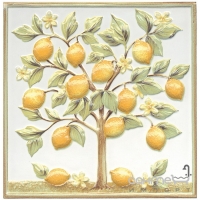 Настенный декор 20х20 Kerama Marazzi Капри Лимонное Дерево TLA001