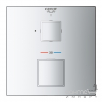 Термостатический смеситель для ванны/душа GROHE Grohtherm Cube 24153000 на один выход