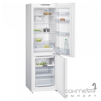Окремий двокамерний холодильник із нижньою морозильною камерою Siemens KG36NNW306 білий