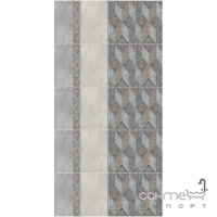 Настенное керамическое панно 25х80 из двух плиток по 25х40 Kerama Marazzi Велия AC260\2x\6000