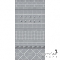 Настенный кафель, мини-формат 7,4х15 Kerama Marazzi Авеллино Структура Mix Голубой 16015
