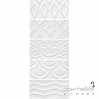 Настінний кахель, міні-формат 7,4 х15 Kerama Marazzi Авелліно Структура Mix Білий 16017