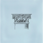 Настенный керамический декор 15х15 Kerama Marazzi Авеллино Голубой STG\A501\17004